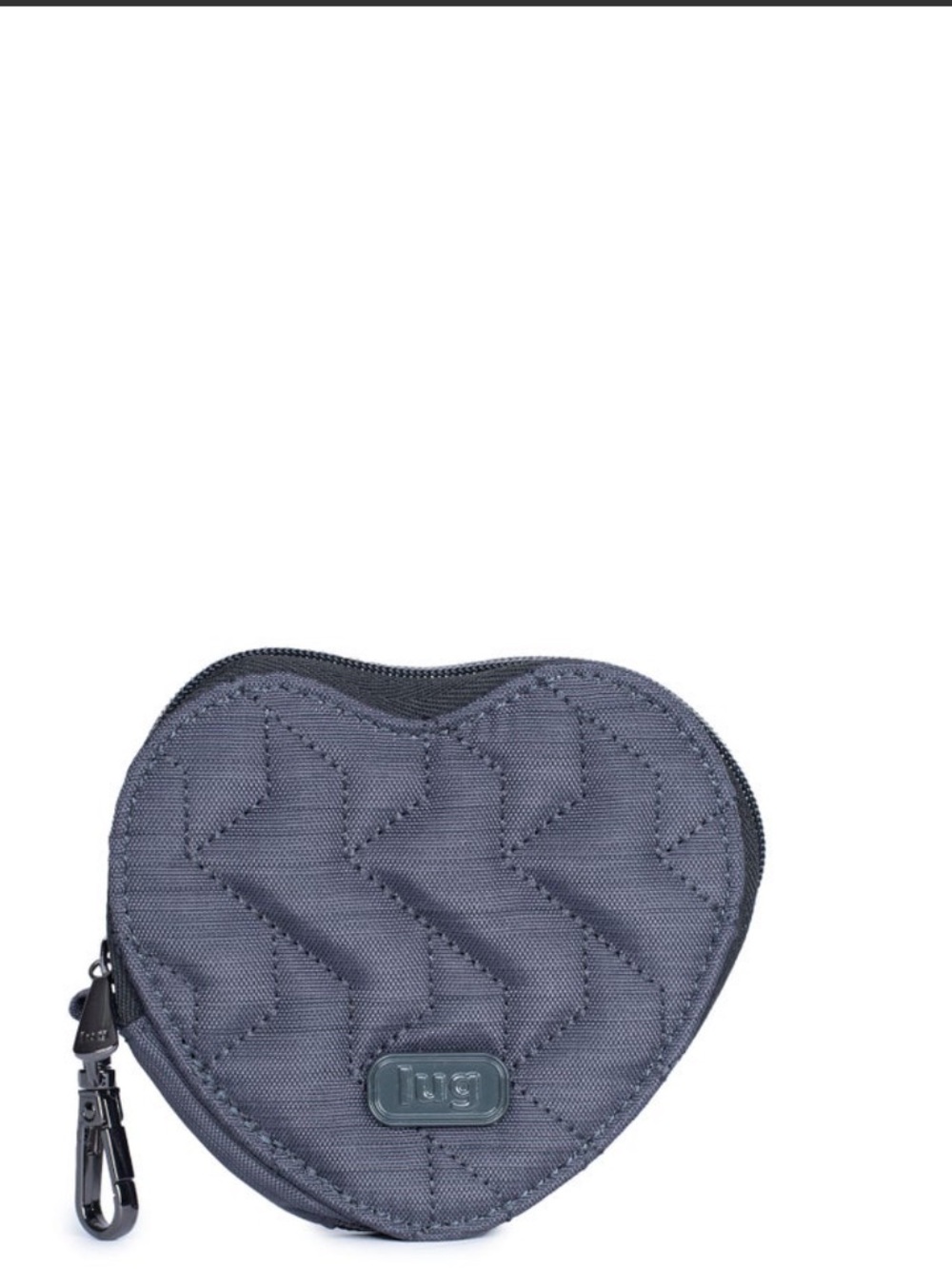 Lug Heart Pouch Brushed Black